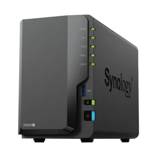 【Synology 群暉科技】搭 HAT3300 8TB x2 ★ DS224+ 2Bay NAS 網路儲存伺服器