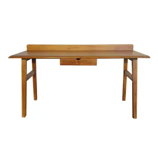 【吉迪市柚木家具】柚木和風單抽書桌 HYSS165(工作桌 餐桌 桌子 木桌 實木)