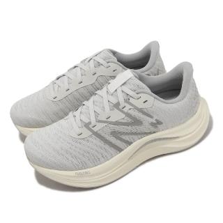 【NEW BALANCE】慢跑鞋 Fuelcell Propel V4 D 寬楦 女鞋 灰 米白 緩震 運動鞋 NB 紐巴倫(WFCPRCB4-D)