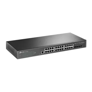 【TP-Link】TL-SG3428X 24埠 10Mbps/100Mbps/1Gbps RJ45 Gigabit L2 管理型交換器(4 10GE SFP 插槽)