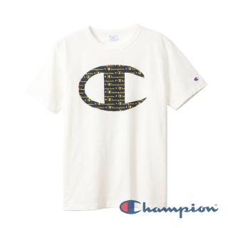 【Champion】官方直營-Campus C Logo短袖Tee-男(白色)