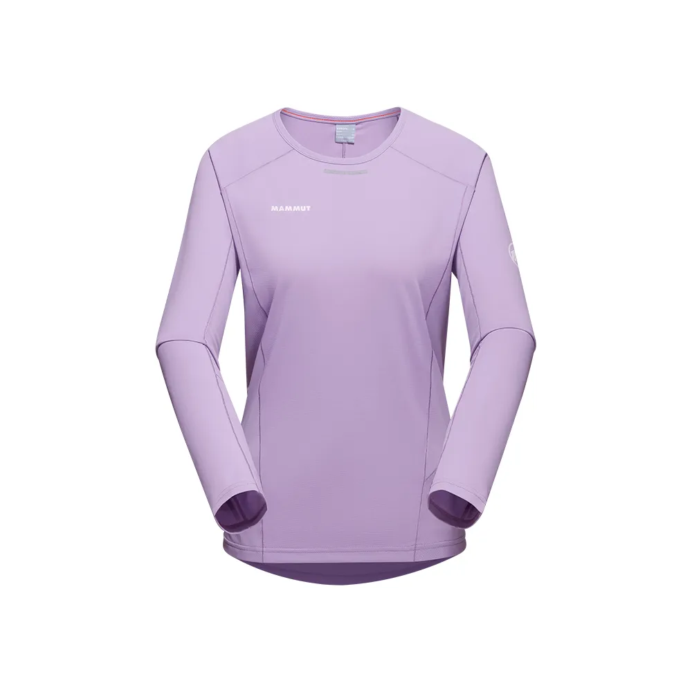 【Mammut 長毛象】Aenergy FL Longsleeve AF W 輕量抗菌長袖排汗衣 星系紫 女款 #1016-01360