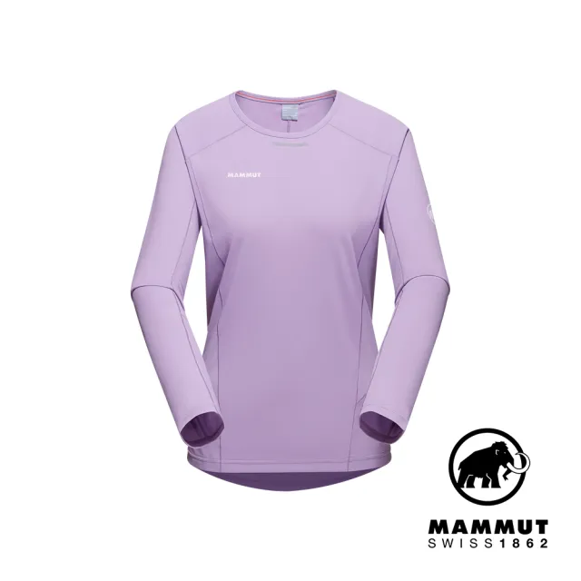 【Mammut 長毛象】Aenergy FL Longsleeve AF W 輕量抗菌長袖排汗衣 星系紫 女款 #1016-01360