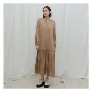 【MO-BO】希望之際V領長版洋裝(洋裝)