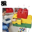 【Room Copenhagen】Storage Brick 2+Brick Drawer4+8 knobs樂高積木抽屜組合-黑色(樂高收納盒)