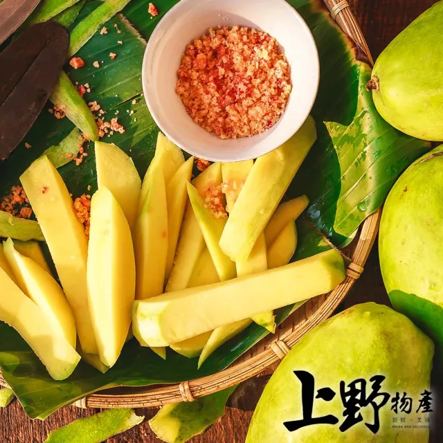 【上野物產】古早味芒果青 12包(300g±10%/包) (年菜)