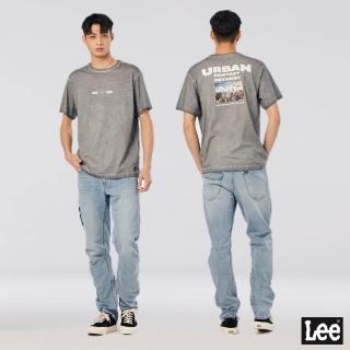 【Lee 官方旗艦】男裝 牛仔褲 / 涼感 766 中腰舒適 3D剪裁 中藍洗水 / CoolMint 系列(LL220103443)