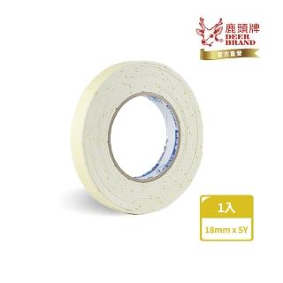 【DEER BRAND 鹿頭牌】泡棉雙面膠帶18mm x 5Y