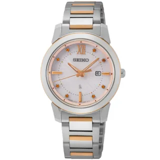 【SEIKO 精工】Lukia系列 綻放 太陽能腕錶 母親節 禮物 推薦(SUT416J1/V137-0DL0KS)