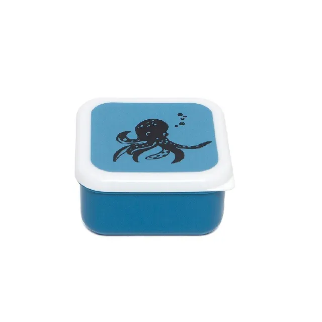 【Petit Monkey】零食盒3入組-單寧藍黑白動物(零食盒)