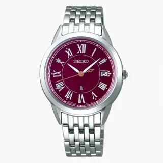 【SEIKO 精工】Lukia系列 太陽能真鑽腕錶 母親節 禮物 推薦(SUT393J1/V147-0CR0R)