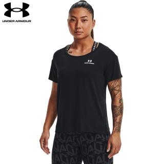 【UNDER ARMOUR】UA 女 Rush Energy 短袖T-Shirt _1365683-001(黑)