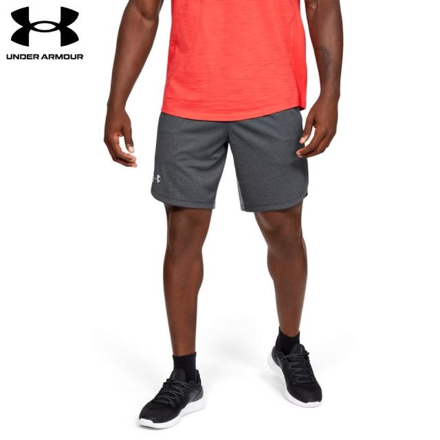 【UNDER ARMOUR】UA官方直營 男 Knit Performance訓練運動短褲 _1351641-001(灰)