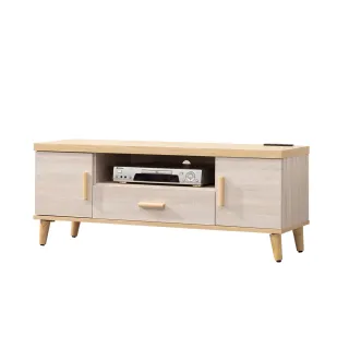 【唯熙傢俱】凱斯金雙色4尺電視櫃(客廳 電視櫃 長櫃 DVD櫃 收納櫃 置物櫃 抽屜櫃)