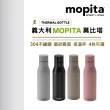 【義大利MOPITA莫比塔】下一代系列柔軟觸感保溫杯 500ml 莫蘭迪-灰色 NXGB07MO101(保溫瓶)
