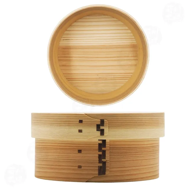 【菊川本味】柳杉便當盒-圓-15.2cm(木盒 飯盒 木餐盒 便當盒 收納盒 懷舊木盒 圓形木盒)