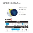 【BRIDGESTONE 普利司通】22 最新款TOUR B X 高爾夫球 3-Piece X White + XS Tiger 組合包