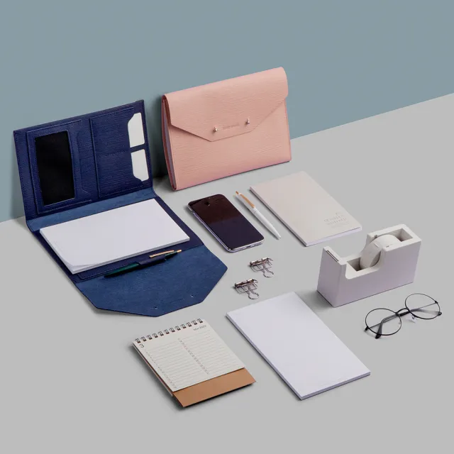 【Premium Authentic】PA.Office真皮文件夾-多色任選-附筆記本(PA 真皮 文件夾 送禮)