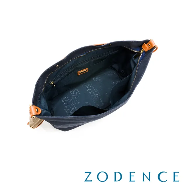【ZODENCE 佐登司】DION德國帆布垂墜感斜背包(多瑙藍)