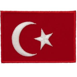 【A-ONE 匯旺】土耳其 布藝徽章 背膠揹包貼 Flag Patch立體繡貼 熨斗士氣章 布藝識別章