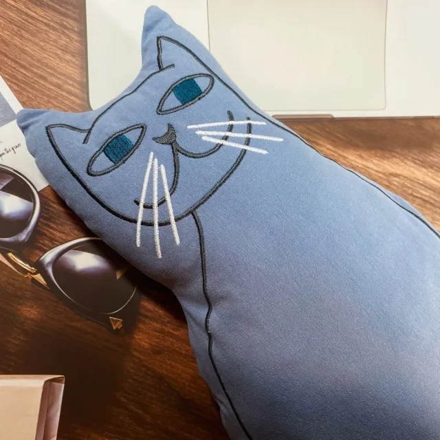 【DAIKANYAMA SELECTION】Heming’s貓咪造型抱枕 灰貓(9103貓咪 小貓 抱枕 玩偶 娃娃 公仔 聖誕節 情人節)