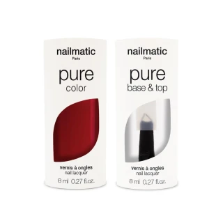 【Nailmatic】純色生物基經典指甲油-KATE x TOP & BASE(更友善的對待指甲和環境)