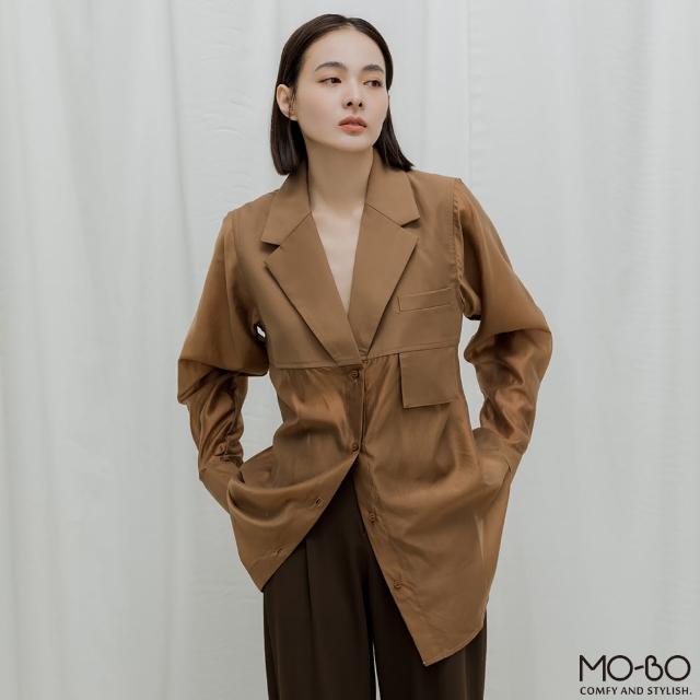 【MO-BO】希望之際異素材透膚外套(外套)