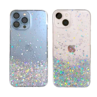 【Timo】iPhone 13 6.1吋 水晶滴膠閃粉手機殼