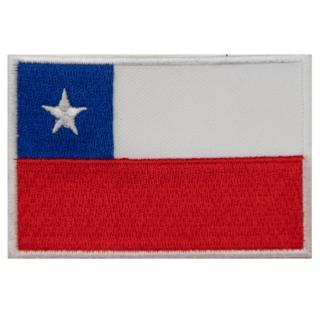 【A-ONE 匯旺】智利 Flag Patch布藝燙貼 刺繡徽章 貼布繡 刺繡貼紙 背膠徽章 熱燙