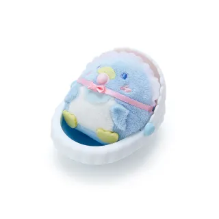 【SANRIO 三麗鷗】嬰兒系列 寶寶搖籃造型玩偶 山姆企鵝
