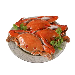 【鮮食堂】老饕最愛野生三點蟹8隻組(共4包/500g/包)