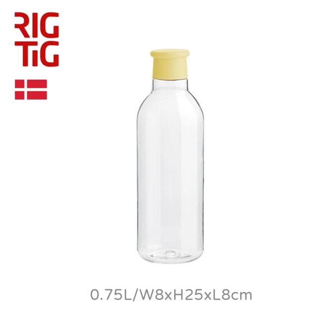 RIG-TIG Drink It隨身水瓶-黃-750ml(永續環保的丹麥設計)