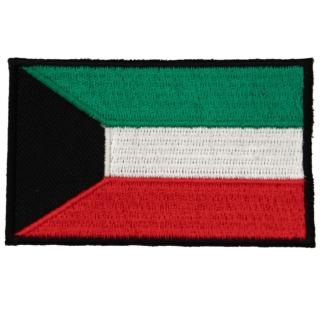 【A-ONE 匯旺】科威特 布藝徽章 刺繡貼章 電繡胸章 布藝燙貼 熱燙胸章 Flag Patch