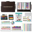 【COLOUR BLOCK】畫架型多媒材木盒組 收納畫具二合一(畢業時刻的最佳紀念)