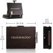 【COLOUR BLOCK】77PCS畫架木盒繪畫套組(母親節 畢業禮物 交換禮物)