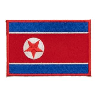 【A-ONE 匯旺】北韓 刺繡貼紙 布藝識別章 刺繡布章 Flag Patch袖標 肩章貼 熨斗臂