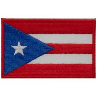 【A-ONE 匯旺】波多黎各 Flag Patch貼布繡 刺繡燙布貼紙 熨燙肩章 電繡立體繡貼 熨