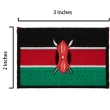 【A-ONE 匯旺】肯亞 國旗 電繡燙布貼紙 肩章刺繡 識別章 背膠補丁h燙布貼 徽章 布標 旅遊