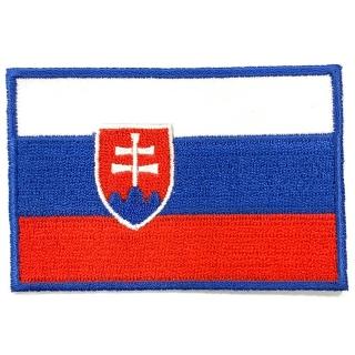 【A-ONE 匯旺】斯洛伐克 國旗燙貼 Flag Patch裝飾貼 布藝貼布繡 熨燙徽章 電繡識別
