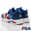【童鞋520】FILA童鞋-避震輕量慢跑機能童鞋(3-J413W-321藍-19-24cm)