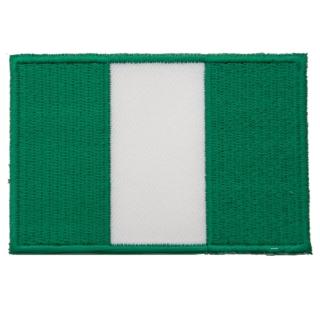 【A-ONE 匯旺】奈及利亞 國旗 熱燙徽章 熨燙刺繡章 熨斗貼紙 布藝袖標 Flag Patch