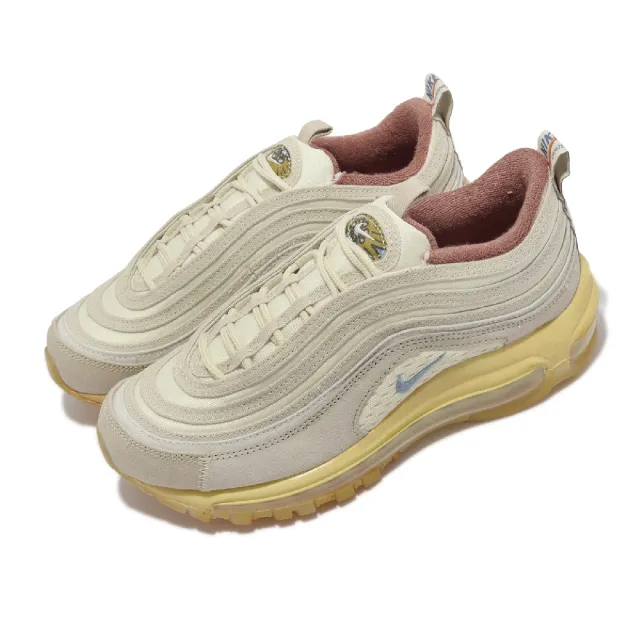 NIKE 耐吉】休閒鞋Wmns Air Max 97 女鞋米白子彈氣墊復古奶油底仿舊