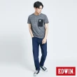 【EDWIN】男裝 大尺碼-JERSEYS 迦績EJ7透氣錐形AB牛仔褲(酵洗藍)