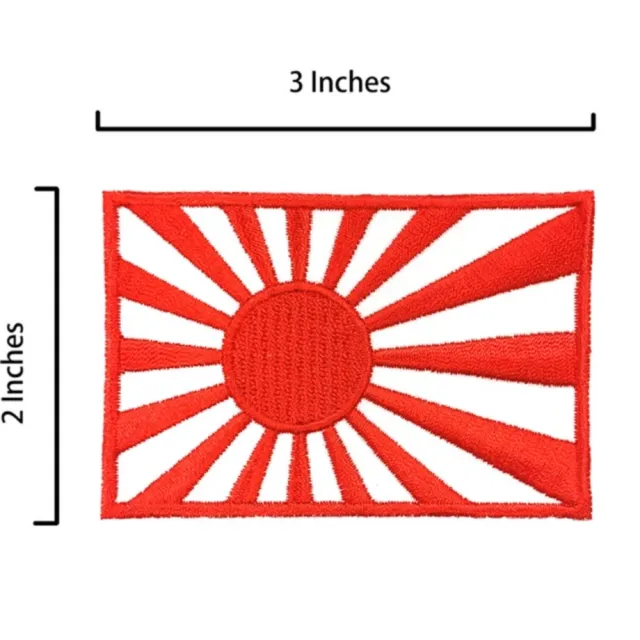 【A-ONE 匯旺】日本海軍 旭日旗 熱燙刺繡徽章 胸章 立體繡貼 裝飾貼 繡片貼 燙布貼紙熨燙背