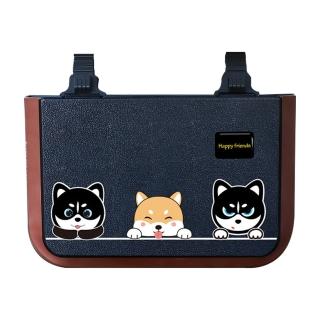 【JoyNa】多功能車用置物袋 椅背垃圾桶(掛式.插式.可折疊.防水)