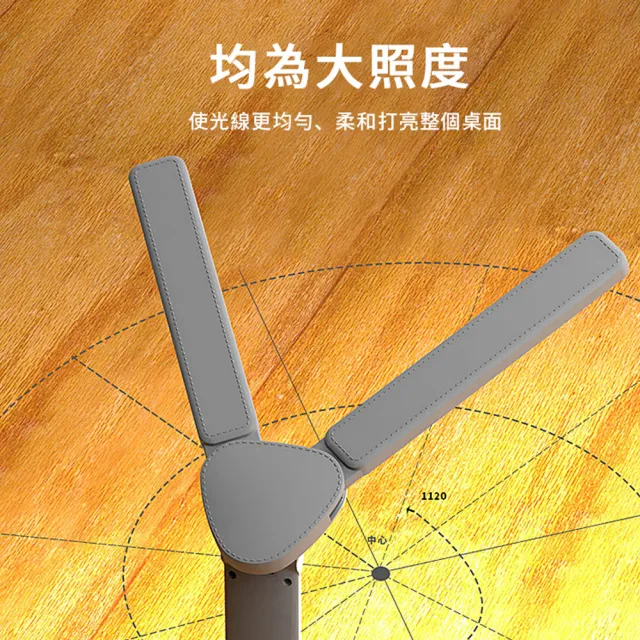 【kingkong】智能顯示屏 觸控LED雙頭檯燈 USB充電(筆筒燈)