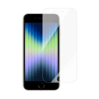 iPhone SE 2022 4.7吋 非滿版透明9H玻璃鋼化膜手機保護貼(iPhoneSE保護貼)