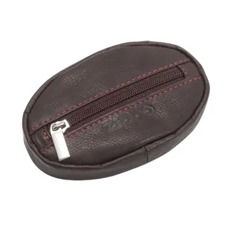 【Zippo官方直營】棕色牛皮零錢包(皮件皮夾)