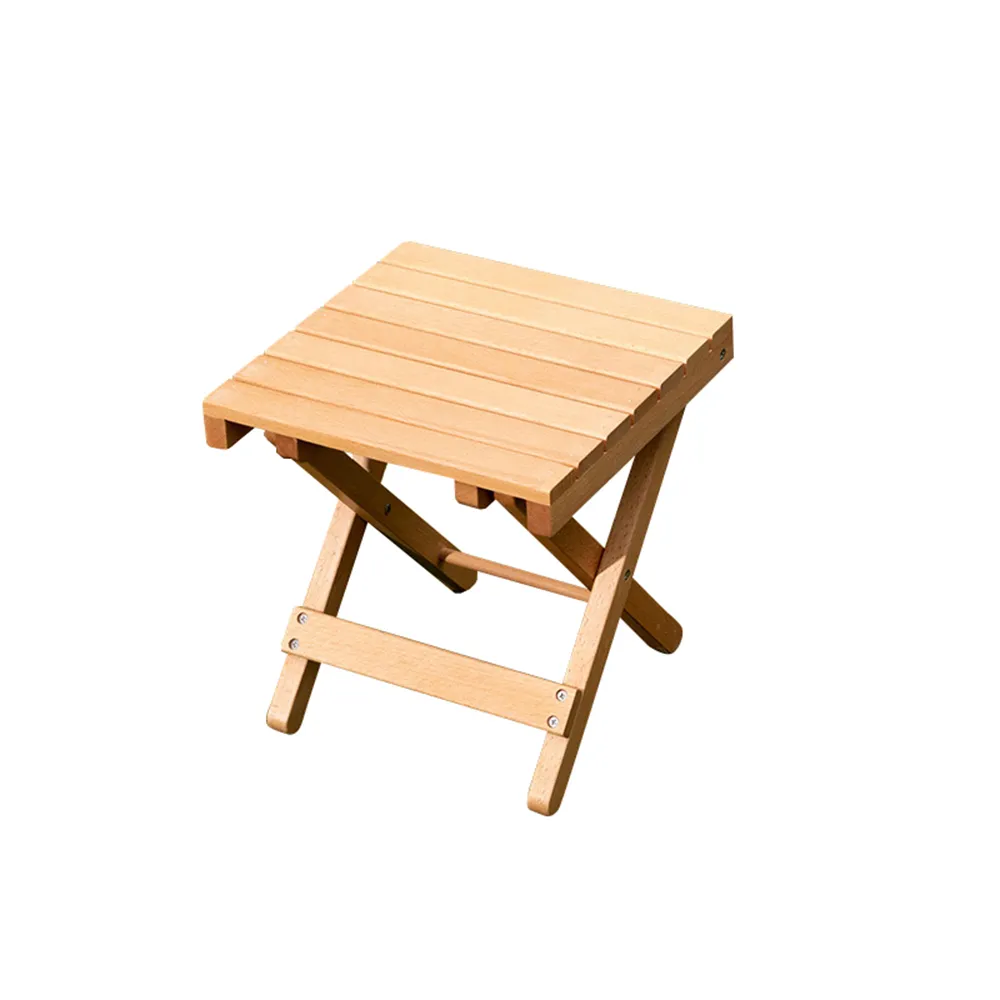 【HappyLife】櫸木摺疊凳 免組裝可摺疊 Y10508(摺疊凳 折疊凳 凳子 露營椅 收納椅 小椅子 換鞋凳 收納凳)