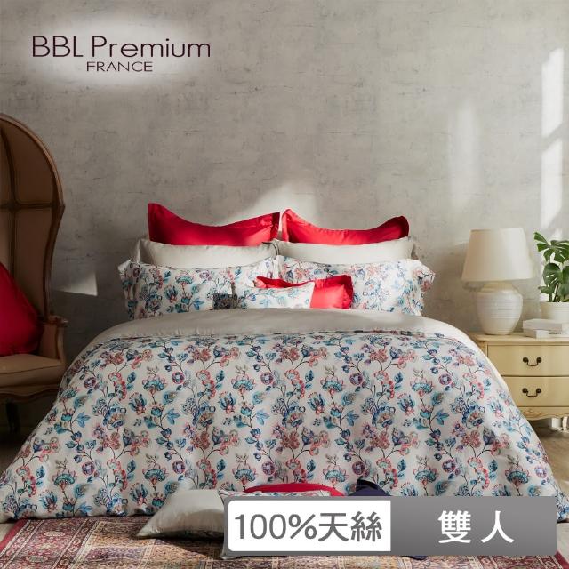 【BBL Premium】100%天絲印花床包被套組-糖果花(雙人)